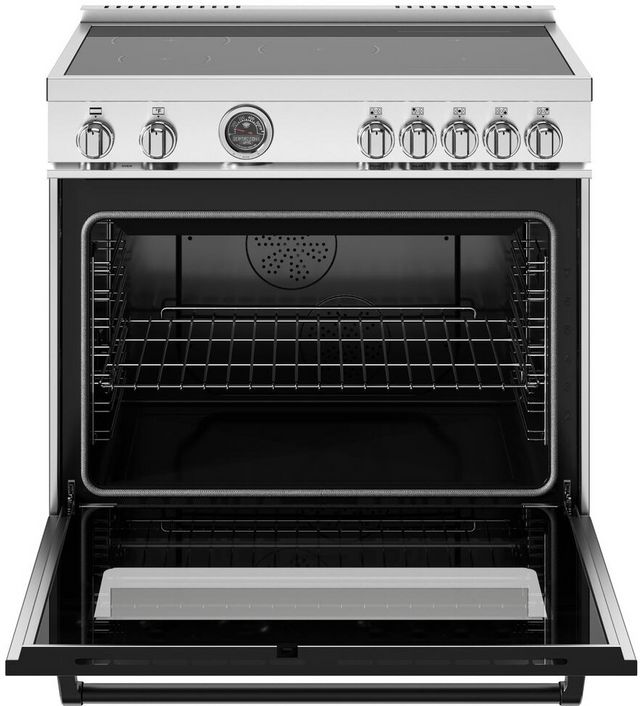 Bertazzoni Master Series 36" Fingerprint Resistant Stainless Steel Pro Style Induction Range-1