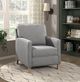 Homelegance® Hampstead Gray Manual Push Back Recliner-1