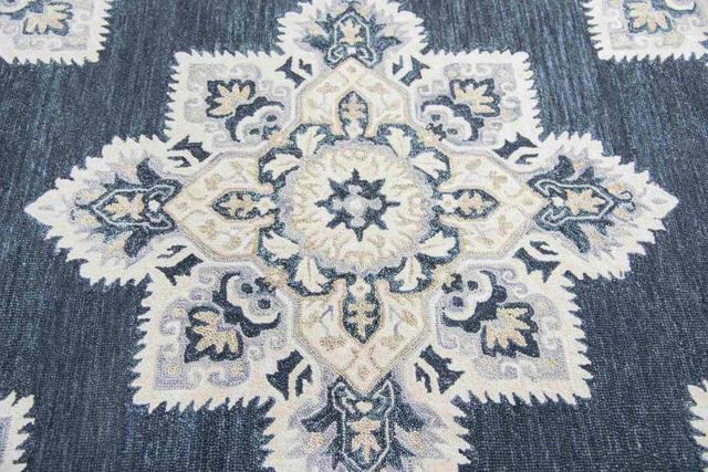 Rizzy Home Resonant Blue 5'x8' Rectangular Rug-2