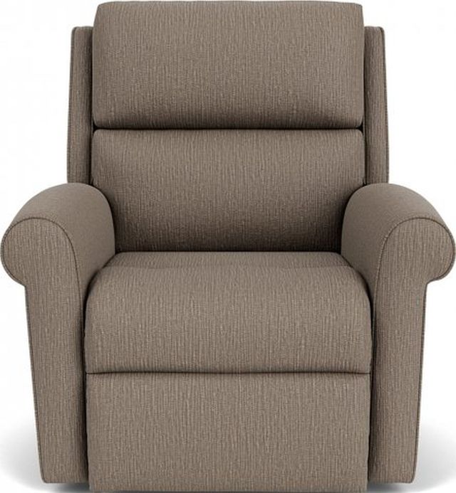 Flexsteel® Belle Pewter Manual Rocking Recliner-1