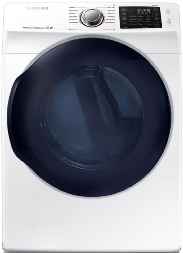 Samsung 7.5 Cu. Ft. White Front Load Electric Dryer-0