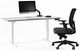 BDI Centro™ 6452 Lift Standing Desk - 66" x 30"-2