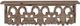 A & B Home Thayne Brown Small Wall Shelf-0