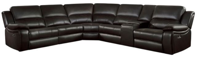 Homelegance® Falun Brown 6-Piece Modular Power Reclining Sectional-0