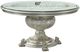 ACME Furniture Sandoval Glass Top Round Dining Table with Champagne Base-0