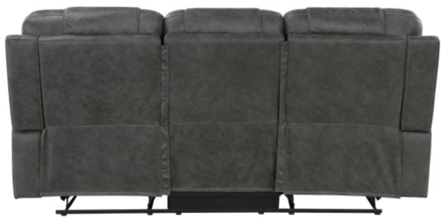Homelegance® Oberon Dark Gray Double Manual Reclining Sofa-3