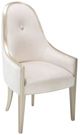 Michael Amini® London Place Creamy Pearl Dining Arm Chair-0