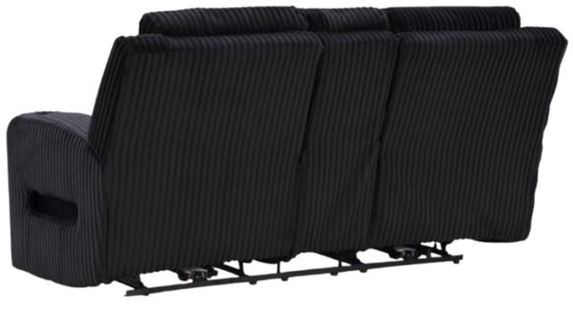 Signature Design by Ashley® TwinBrooke Black Power Reclining Loveseat with Console and Adjustable Headrest-3