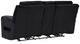 Signature Design by Ashley® TwinBrooke Black Power Reclining Loveseat with Console and Adjustable Headrest-3