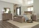 Vaughan-Bassett Laurel Weathered Grey Queen Elder Poster Bed With Storage Bench-3