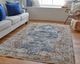 Feizy Kaia Blue/Red 5' x 7' Rug-5