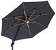 Furniture of America® Nuti Gray Aluminum/Fabric Outdoor Patio Umbrella-0