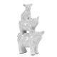 A & B Home Glossy White Pig-0