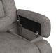 Elements International Odessa Amount Gray Power Recliner-3