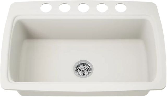 KOHLER® Cape Dory® Biscuit 33" Undermount Single-Bowl Kitchen Sink-0