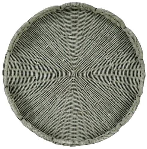 Bramble Customizable Scalloped Round Tray-2