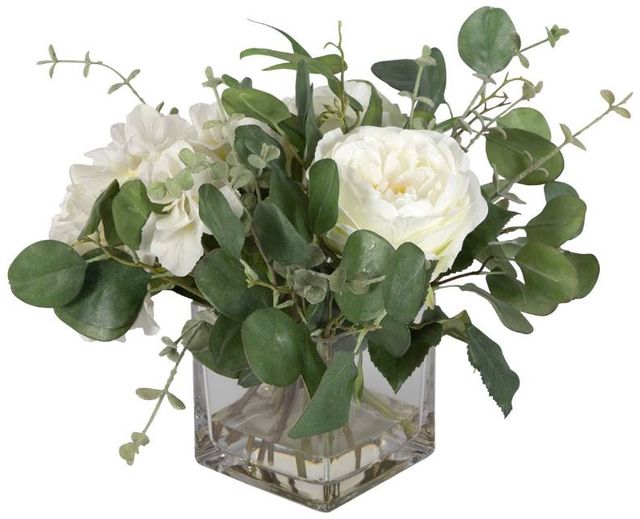 Uttermost® Rosewood Cream/Green Garden Bouquet Artificial Foliage-0