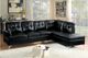 Mazin Furniture Barrington 2-Piece Black Right-Arm Facing Sofa Sectional and Chaise-4