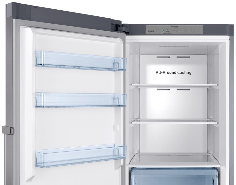 Samsung 11.4 Cu. Ft. Stainless Look Convertible Upright Freezer - Thumbnail 5