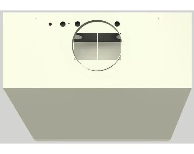 Vent-A-Hood® 36" Biscuit Wall Hood-1