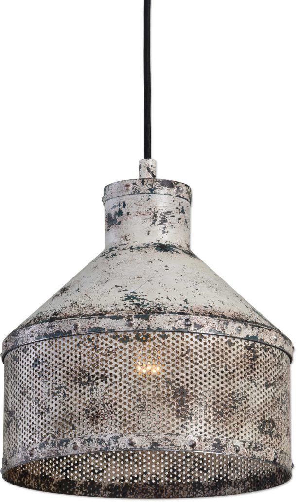 Uttermost Granaio Ivory 1 Light Pendant-2