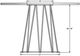 Amisco Customizable Calypso Round Dining Table with 42" Solid Ash Top-1