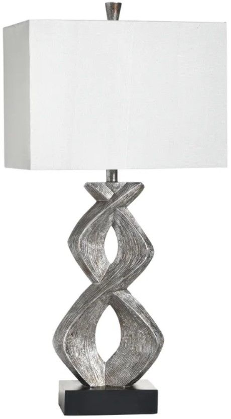 Stylecraft Sazurac Silver Table Lamp-0