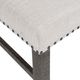Jofran Inc. Willow Creek Beige/Chocolate Brown Dining Bench-3