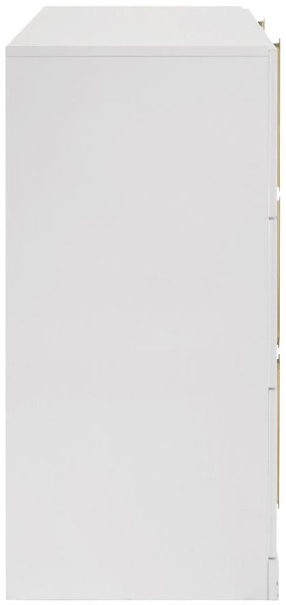 Coaster® Ines White High Gloss Bedroom Dresser Cabinet-3
