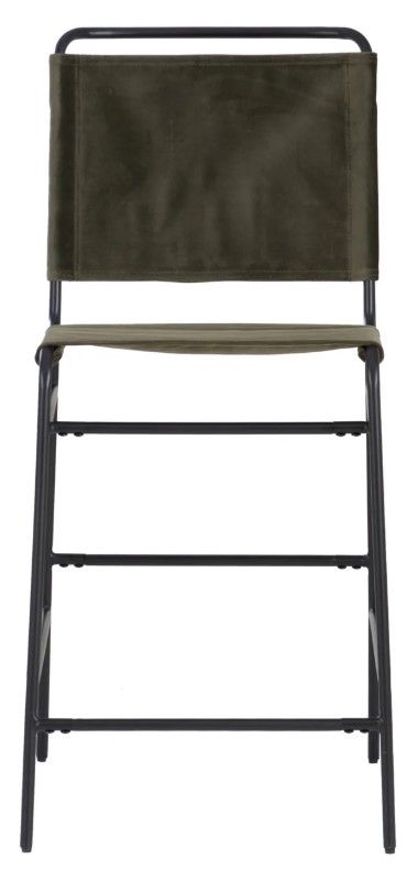 Powell® Wade Black/Green Counter Stool-3