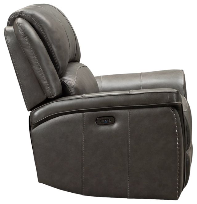 Signature Design by Ashley® Gaspar Gray Power Recliner Chair-4