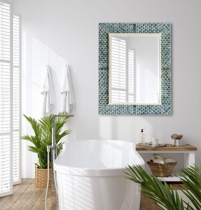 Uttermost® Makaria Blue Mirror-1