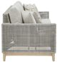 Signature Design by Ashley® Seton Creek Gray Aluminum/Resin Outdoor Sofa with Cushion-2