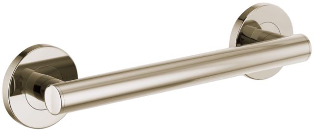 Brizo Brilliance® Polished Nickel 12" Linear Round Grab Bar-0