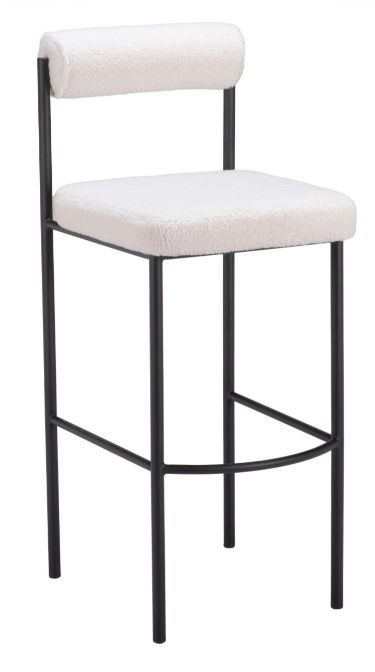Zuo® Modern Livorno Ivory Barstool-0