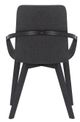 Armen Living Greisen Charcoal Dining Swivel Chairs-4