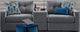 Drew & Jonathan Home ModularOne New Horizon 3-Piece Gray Modular Sectional with Media Charging Console-0