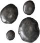 Uttermost® Lucky Coins 4-Piece Antiqued Nickel Wall Decor-0