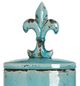 A & B Home Cora Blue Jar-1