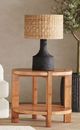 Bassett Mirror Natrona Matte Black Table Lamp-5