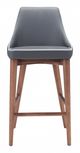 Zuo® Moor Dark Gray Counter Chair-3