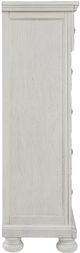 Signature Design by Ashley® Robbinsdale Antique White 58" Chest of Drawers-3