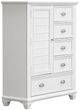 New Classic® Home Furnishings Jamestown White Door Chest-0