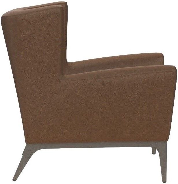 American Leather® Customizable Cole Leather Accent Chair-3