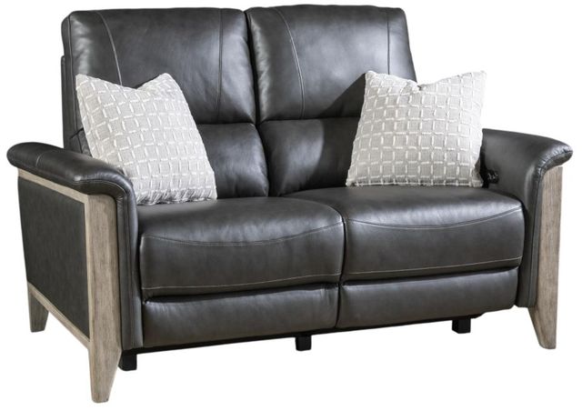 Legacy Classic Esme Halifax Flax/Ravello Iron Power Reclining Loveseat-0
