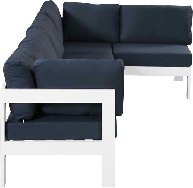 Meridian Furniture Nizuc 5-Piece Navy Outdoor Patio Modular Sectional Set-1