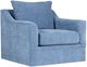 New Classic® Home Furnishings Sylvie Blue Slate Swivel Chair-0