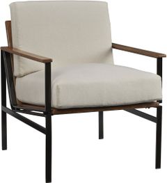 Fauteuil d'appoint Tilden, ivoire et brun, de Signature Design by Ashley®