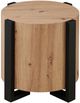 Steve Silver Co. Darcie Natural End Table with Black Base-3