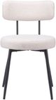 Zuo® Modern Blanca 2-Piece Black/Ivory Dining Side Chair Set-1
